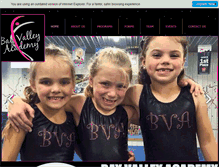 Tablet Screenshot of bayvalleyacademy.com
